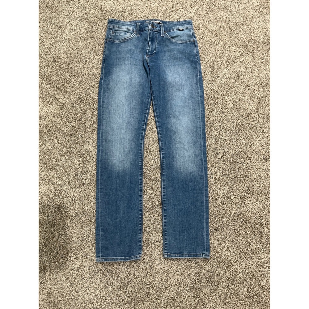 Mavi Jake Athletic Denim Slim Leg Jeans Mens 30x32 Medium Wash Blue Stretch